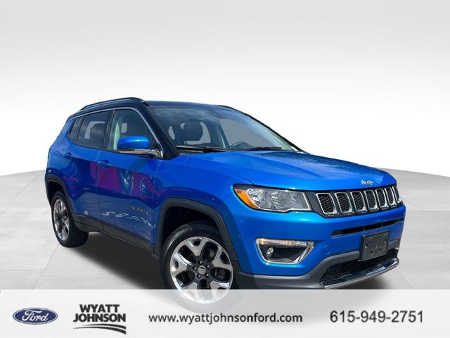 Laser Blue Pearlcoat 2018 Jeep Compass Limited 4WD SUV / Crossover Four-Wheel Drive 9-Speed Automatic