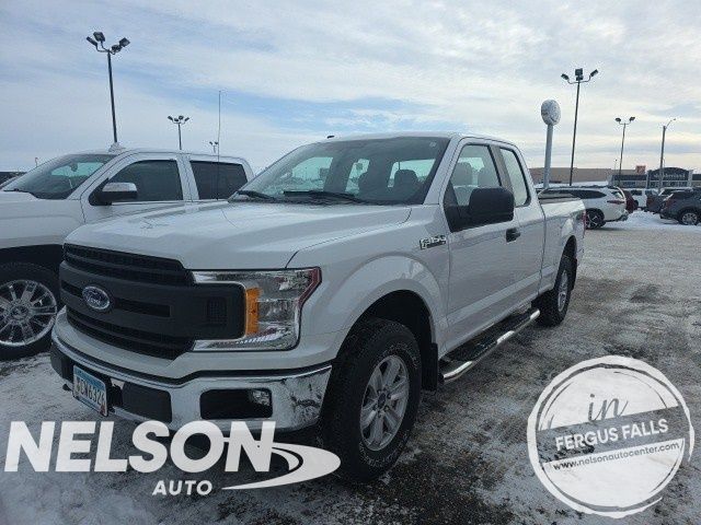 Oxford White 2018 Ford F-150 XL SuperCab 4WD Pickup Truck Four-Wheel Drive 6-Speed Automatic