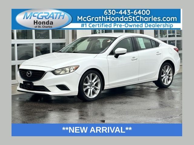 Snowflake White Pearl Mica 2017 Mazda MAZDA6 Sedan Front-Wheel Drive 6-Speed Automatic