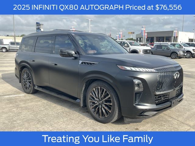 Mineral Black 2025 INFINITI QX80 SUV / Crossover All-Wheel Drive 9-Speed Automatic