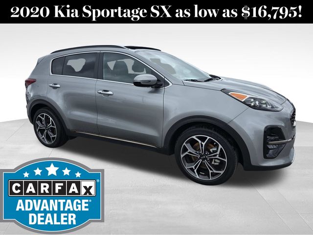 Steel Gray 2020 Kia Sportage SUV / Crossover Front-Wheel Drive 6-Speed Automatic Overdrive