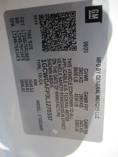 used 2020 Chevrolet Express 2500 car, priced at $18,988