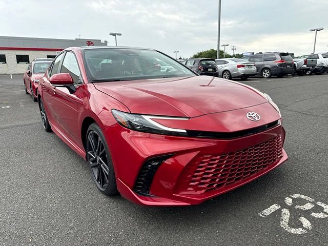 Red 2026 Toyota Camry Sedan Front-Wheel Drive Continuously Variable Transmission