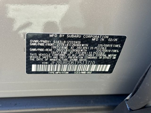 New 2026  Subaru Limited XT image 36