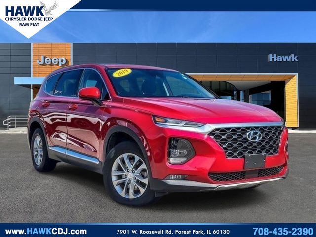 Scarlet Red 2019 Hyundai Santa Fe 2.4L SEL AWD SUV / Crossover All-Wheel Drive 8-Speed Automatic