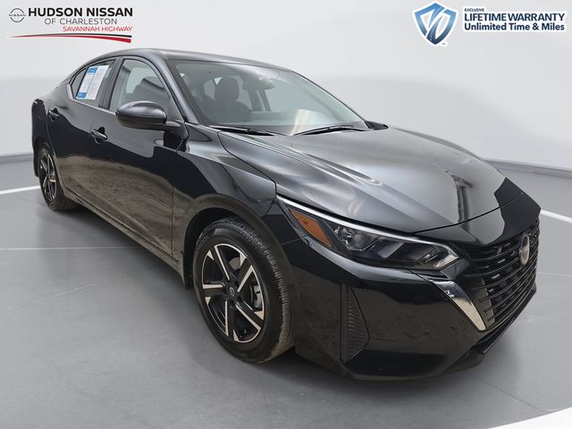 Super Black 2025 Nissan Sentra Sedan Front-Wheel Drive Continuously Variable Transmission