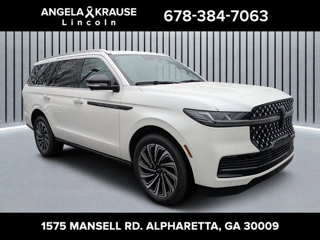 Pristine White Metallic Tri-Coat 2025 Lincoln Navigator Black Label 4WD SUV / Crossover Four-Wheel Drive Automatic