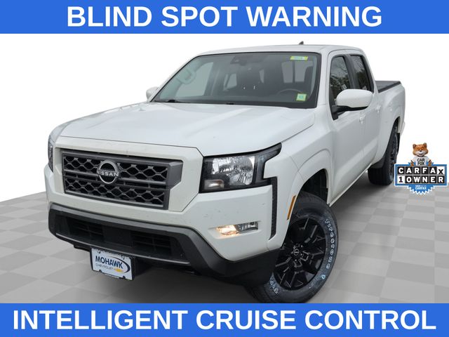 Glacier White 2022 Nissan Frontier Pickup Truck Four-Wheel Drive 9-Speed Automatic