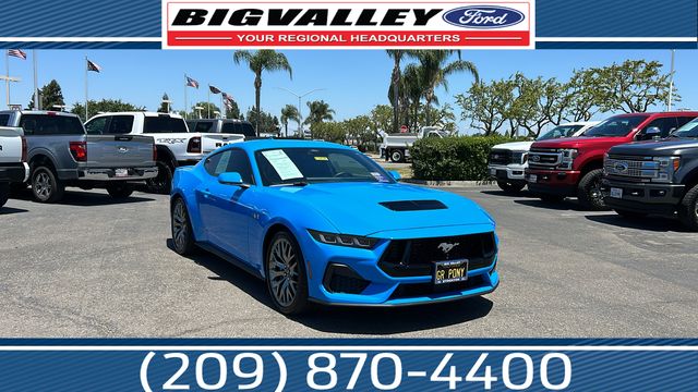 Grabber Blue Metallic 2024 Ford Mustang Coupe Rear-Wheel Drive Automatic