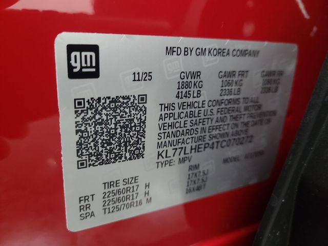 2026 – Chevrolet – Trax