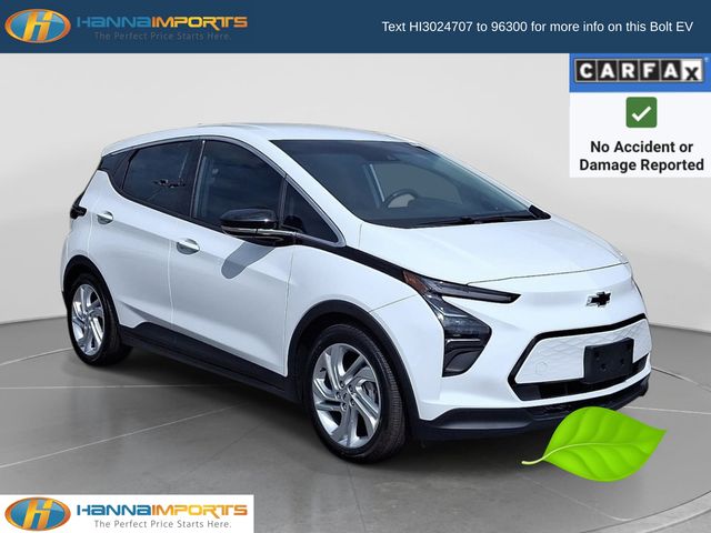 Summit White 2023 Chevrolet Bolt EV Hatchback Front-Wheel Drive 1-Speed Automatic