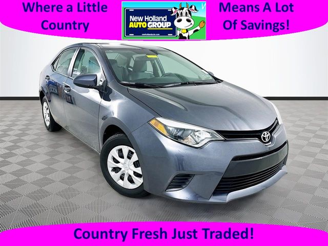 Slate Metallic 2014 Toyota Corolla L Sedan Front-Wheel Drive 6-Speed Manual
