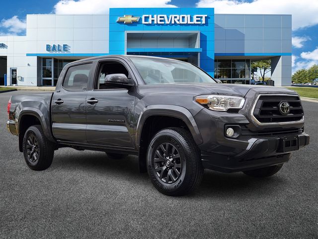 Gray 2022 Toyota Tacoma SR5 V6 Double Cab RWD Pickup Truck 4X2 6-Speed Automatic