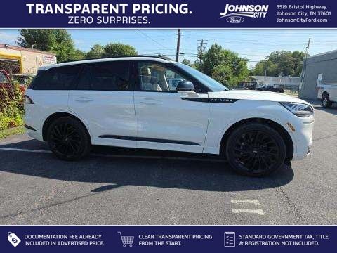 Pristine White Metallic Tri-Coat 2023 Lincoln Aviator SUV / Crossover All-Wheel Drive Automatic