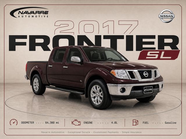 Red (Copper) 2017 Nissan Frontier Pickup Truck 4X2 5-Speed Automatic Overdrive