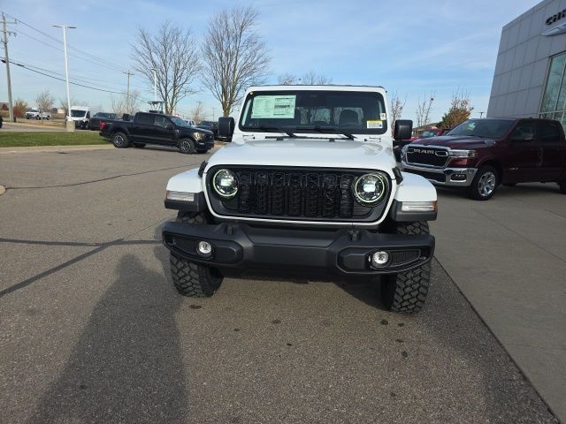 2026 Jeep Gladiator Willys - Bright White Clearcoat exterior view 2