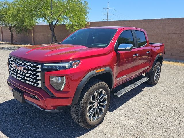 Volcanic Red Tintcoat 2024 GMC Canyon Denali Crew Cab 4WD Pickup Truck Four-Wheel Drive 8-Speed Automatic