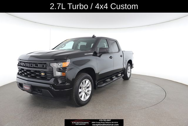 Black 2024 Chevrolet Silverado 1500 Pickup Truck Four-Wheel Drive 8-Speed Automatic