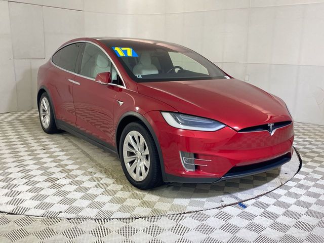 Red Multi-Coat 2017 Tesla Model X SUV / Crossover All-Wheel Drive 1-Speed Automatic