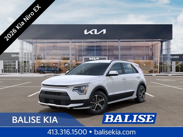 Snow White Pearl 2026 Kia Niro SUV / Crossover Front-Wheel Drive 6-Speed Dual Clutch
