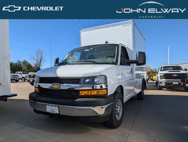 Summit White 2024 Chevrolet Express Chassis Van Rear-Wheel Drive 8-Speed Automatic Overdrive