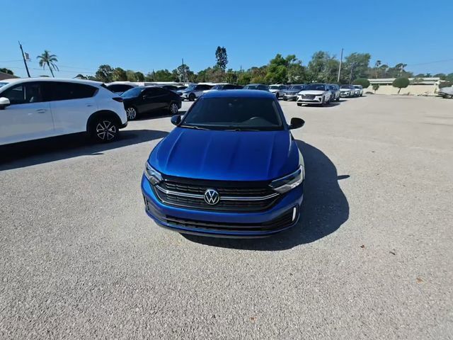 Blue Metallic 2024 Volkswagen Jetta Sport FWD Sedan Front-Wheel Drive 8-Speed Automatic