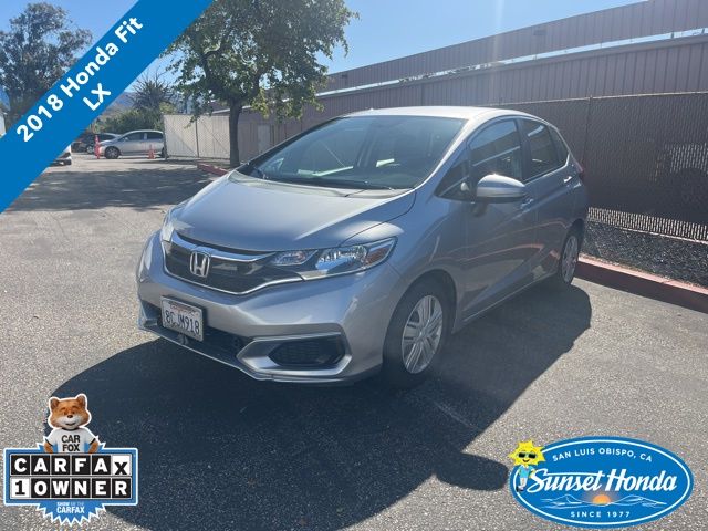 Silver 2018 Honda Fit LX Hatchback Front-Wheel Drive 6-Speed Manual