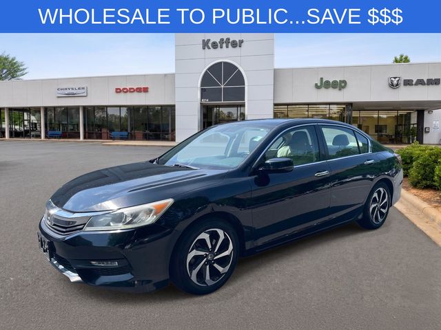 Crystal Black Pearl 2016 Honda Accord Sedan Front-Wheel Drive Continuously Variable Transmission