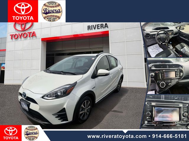 Super White 2019 Toyota Prius c LE FWD Hatchback Front-Wheel Drive Continuously Variable Transmission