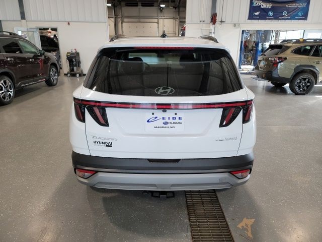2025 Creamy White Pearl Hyundai Tucson Hybrid SEL Convenience AWD SUV