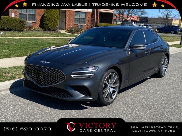 Makalu Gray 2023 Genesis G70 2.0T RWD Sedan Rear-Wheel Drive 8-Speed Automatic