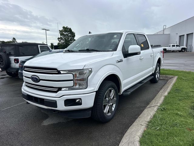 Oxford White 2019 Ford F-150 Lariat SuperCrew 4WD Pickup Truck Four-Wheel Drive Automatic