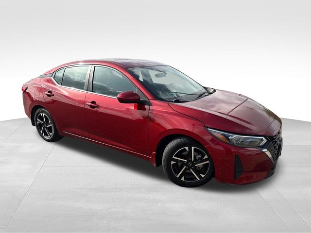Red (Scarlet) 2024 Nissan Sentra Sedan Front-Wheel Drive Continuously Variable Transmission