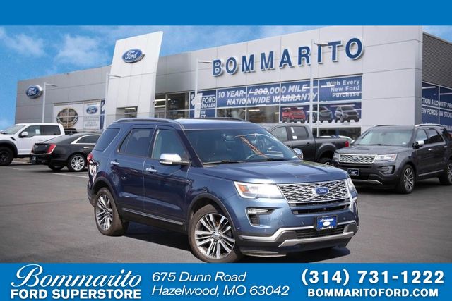 Blue Metallic 2018 Ford Explorer SUV / Crossover All-Wheel Drive 6-Speed Automatic
