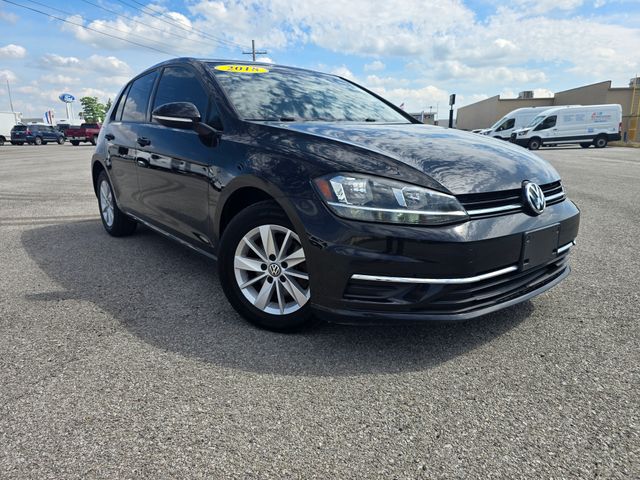 Pearl Metallic 2018 Volkswagen Golf TSI S 4-Door FWD Hatchback Front-Wheel Drive 6-Speed Automatic