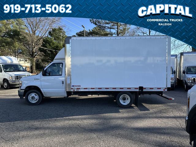 New 2025 White Ford 14FT BOX/SIDE DOOR image 5