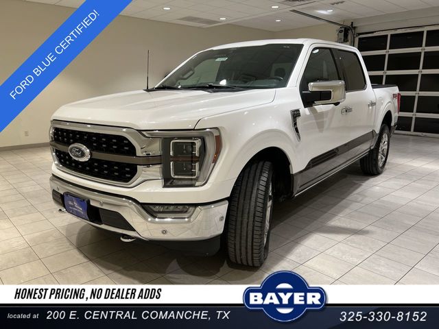 Star White Metallic Tri-Coat 2021 Ford F-150 Pickup Truck Four-Wheel Drive Automatic