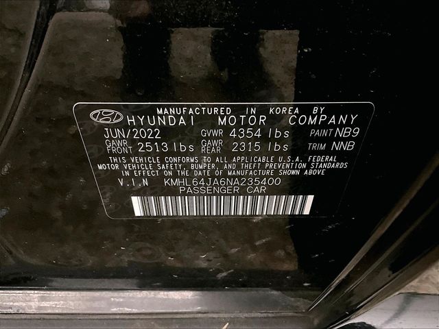 2022 Hyundai Sonata SEL Black at Klick Lewis Buick Chevrolet