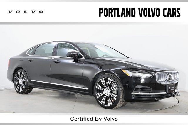 Onyx Black Metallic 2024 Volvo S90 Recharge T8 Ultimate eAWD Sedan All-Wheel Drive Automatic