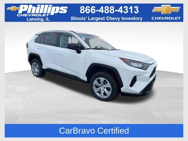 Super White 2020 Toyota RAV4 LE AWD SUV / Crossover All-Wheel Drive 8-Speed Automatic