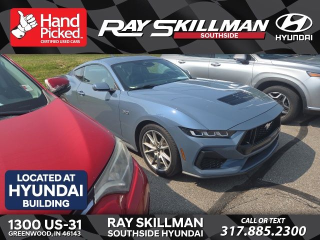 Vapor Blue 2024 Ford Mustang Coupe Rear-Wheel Drive Automatic