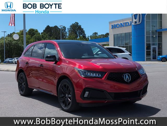 Red 2020 Acura MDX SH-AWD PMC Edition SUV / Crossover All-Wheel Drive 9-Speed Automatic