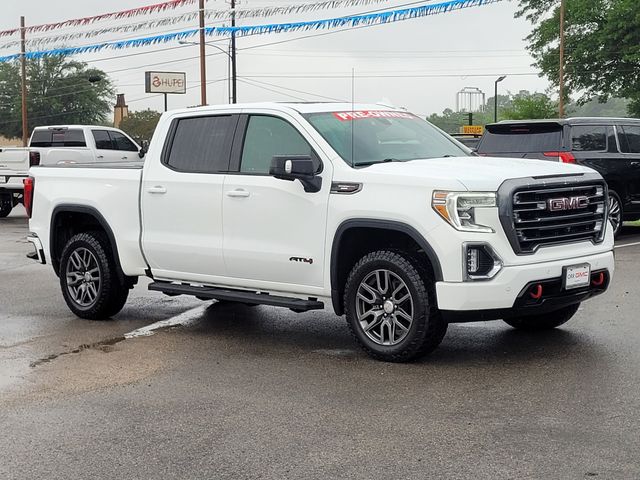 Summit White 2021 GMC Sierra 1500 AT4 Crew Cab 4WD Pickup Truck Four-Wheel Drive Automatic