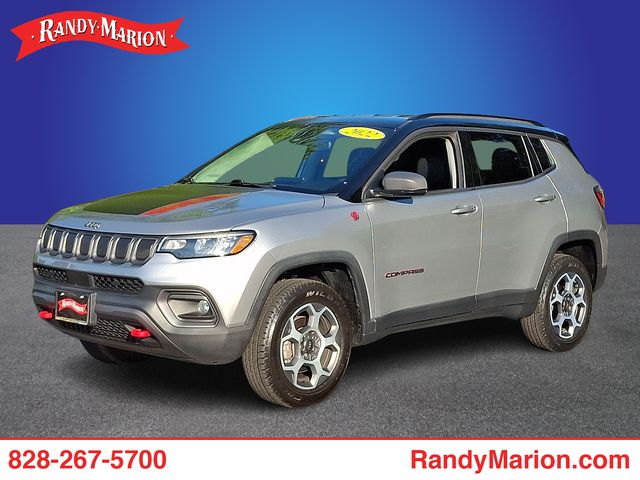 Billet Silver Metallic Clearcoat 2022 Jeep Compass Trailhawk 4WD SUV / Crossover Four-Wheel Drive 9-Speed Automatic