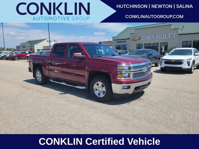 Red (Deep Ruby Metallic) 2015 Chevrolet Silverado 1500 Pickup Truck Four-Wheel Drive 6-Speed Automatic Overdrive