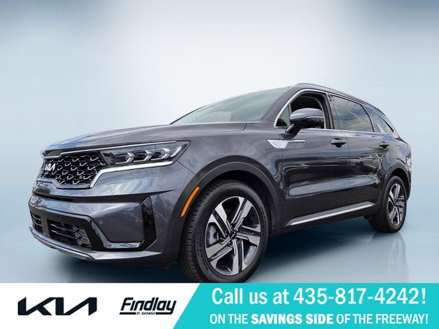 Gray (Platinum Graphite) 2024 Kia Sorento Hybrid SUV / Crossover All-Wheel Drive 6-Speed Automatic