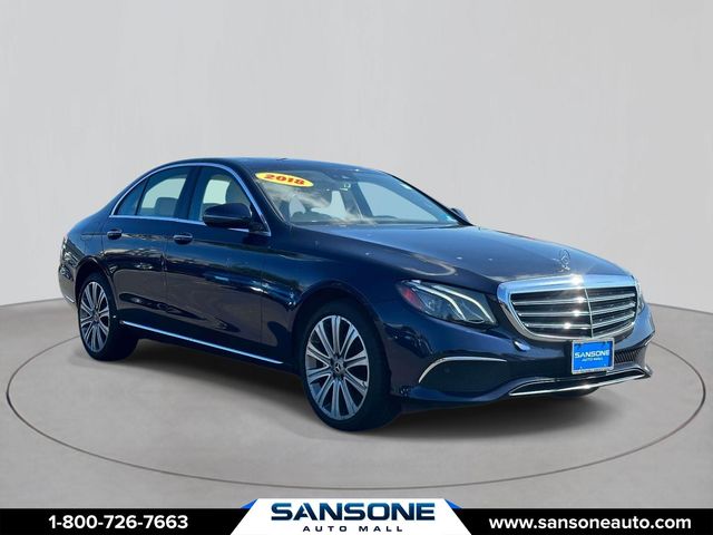 Blue 2018 Mercedes-Benz E-Class Sedan All-Wheel Drive 9-Speed Automatic