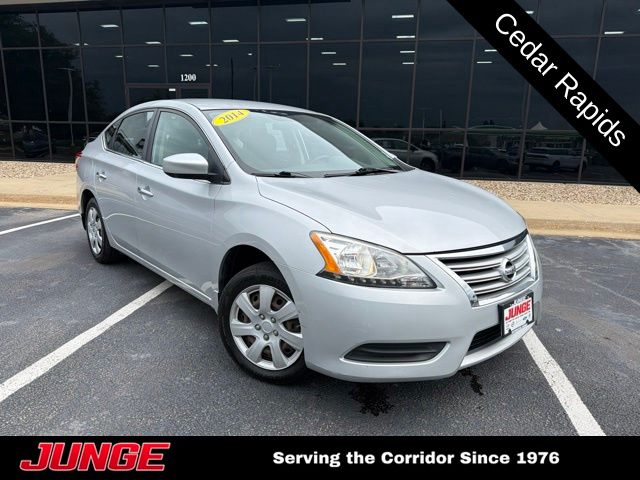 Brilliant Silver 2014 Nissan Sentra Sedan Front-Wheel Drive Continuously Variable Transmission