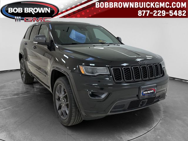 Diamond Black Crystal Pearlcoat 2021 Jeep Grand Cherokee SUV / Crossover Four-Wheel Drive 8-Speed Automatic