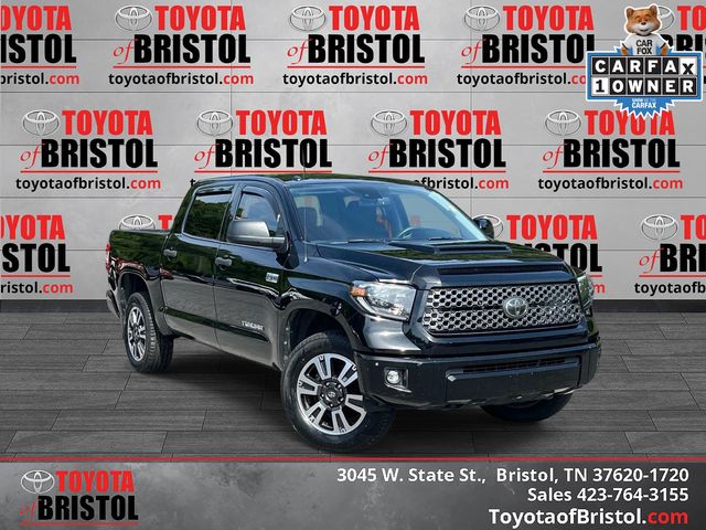 Midnight Black Metallic 2019 Toyota Tundra Pickup Truck Four-Wheel Drive 6-Speed Automatic